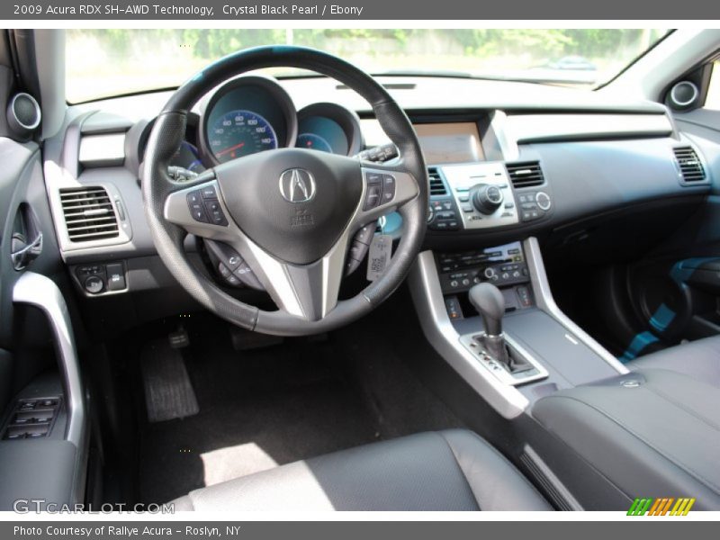 Crystal Black Pearl / Ebony 2009 Acura RDX SH-AWD Technology
