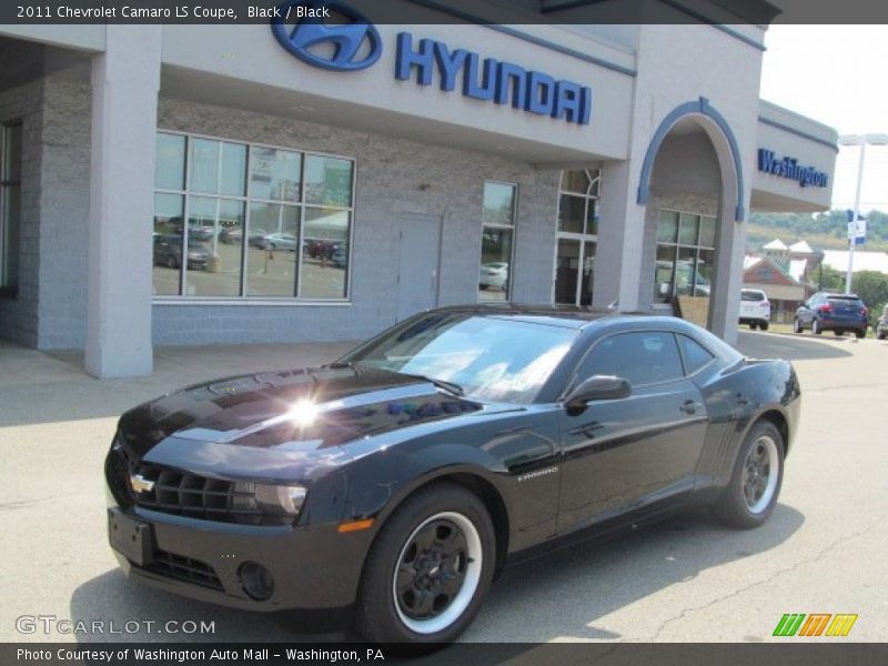 Black / Black 2011 Chevrolet Camaro LS Coupe