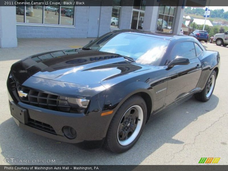 Black / Black 2011 Chevrolet Camaro LS Coupe
