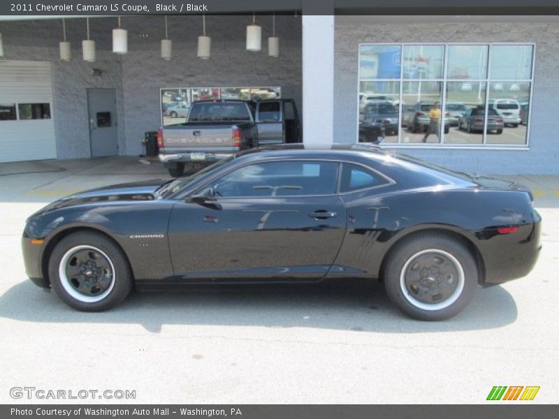 Black / Black 2011 Chevrolet Camaro LS Coupe