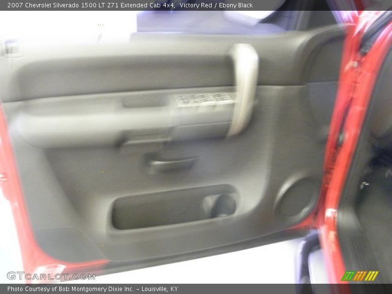 Victory Red / Ebony Black 2007 Chevrolet Silverado 1500 LT Z71 Extended Cab 4x4