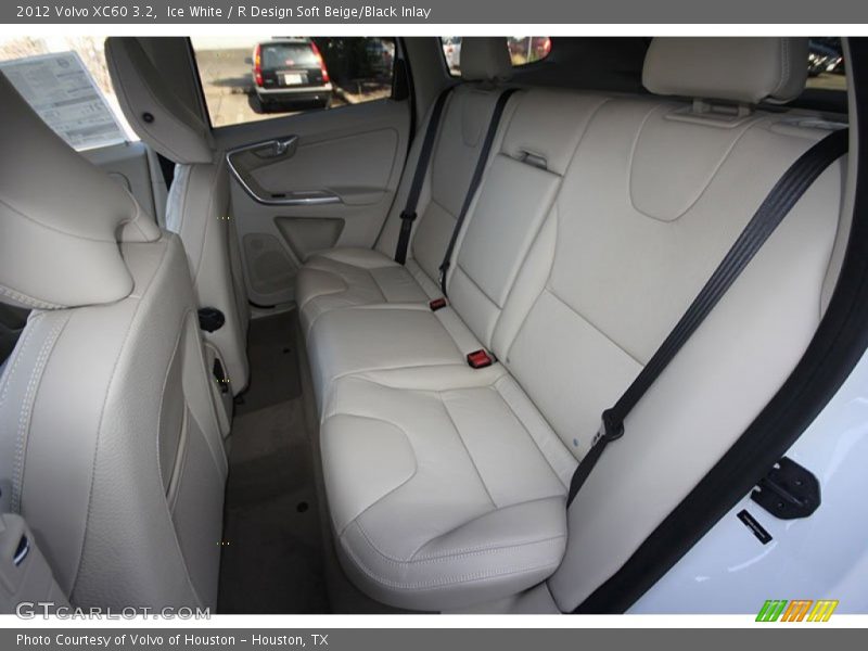 Ice White / R Design Soft Beige/Black Inlay 2012 Volvo XC60 3.2
