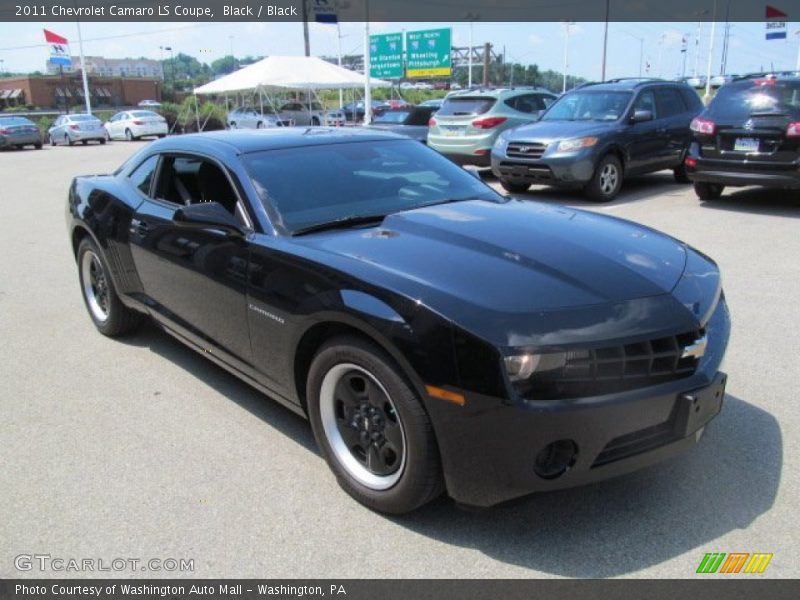 Black / Black 2011 Chevrolet Camaro LS Coupe