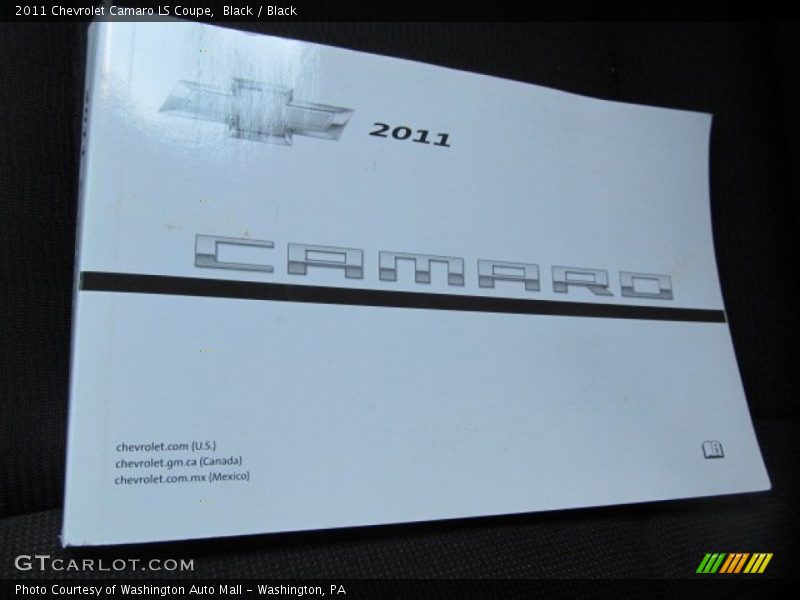 Black / Black 2011 Chevrolet Camaro LS Coupe