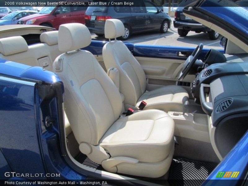 Laser Blue / Cream Beige 2008 Volkswagen New Beetle SE Convertible