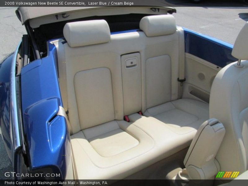 Laser Blue / Cream Beige 2008 Volkswagen New Beetle SE Convertible