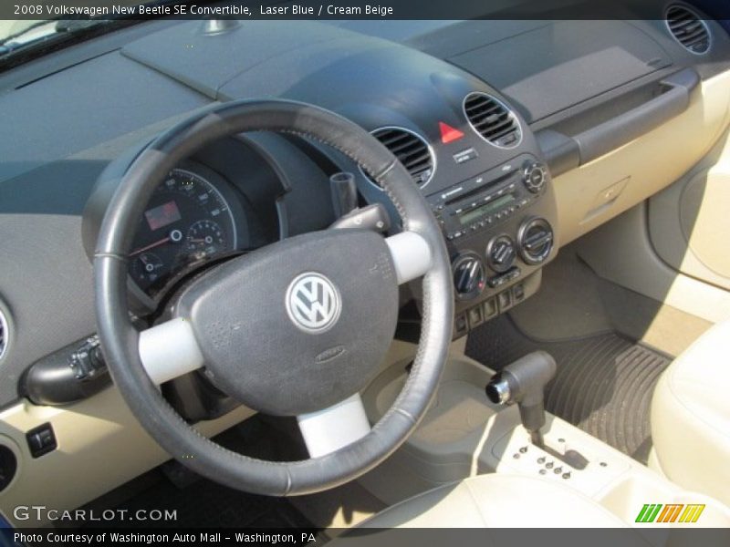 Laser Blue / Cream Beige 2008 Volkswagen New Beetle SE Convertible