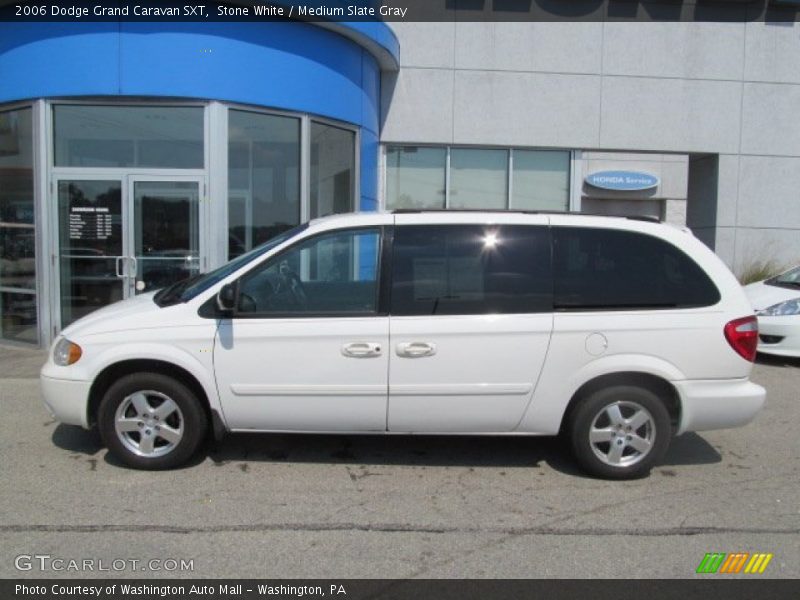 Stone White / Medium Slate Gray 2006 Dodge Grand Caravan SXT