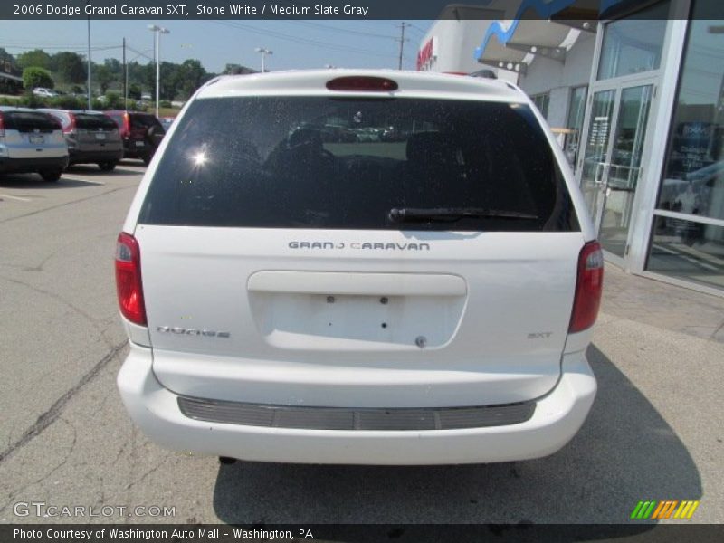 Stone White / Medium Slate Gray 2006 Dodge Grand Caravan SXT