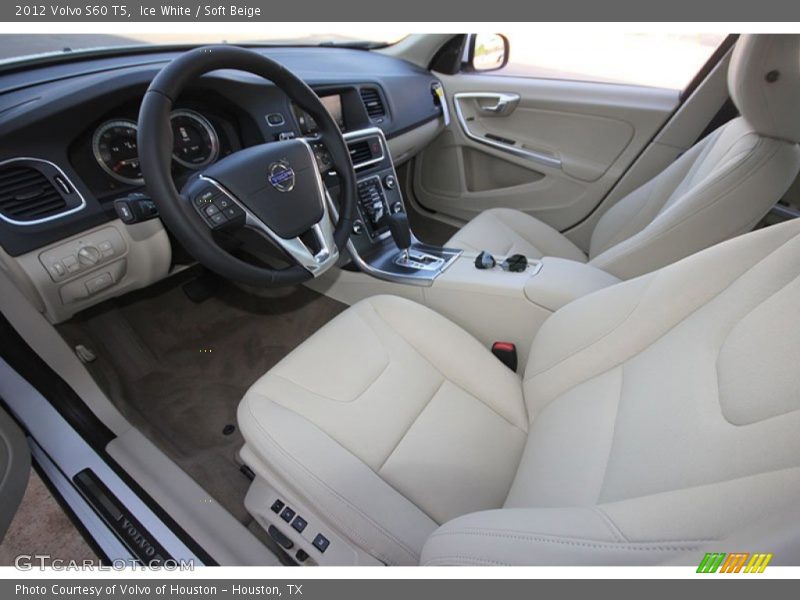 Ice White / Soft Beige 2012 Volvo S60 T5