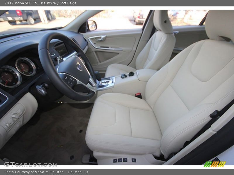 Ice White / Soft Beige 2012 Volvo S60 T5