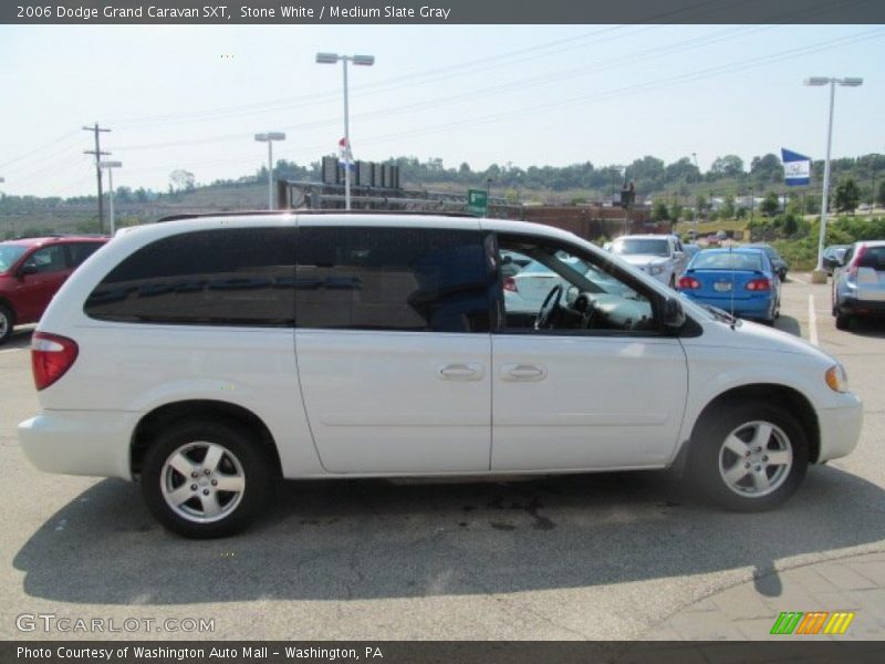 Stone White / Medium Slate Gray 2006 Dodge Grand Caravan SXT
