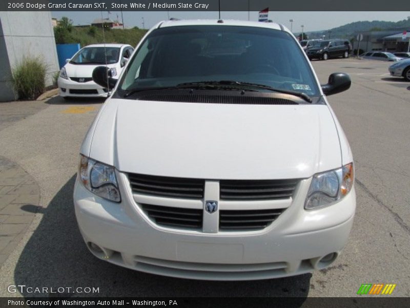 Stone White / Medium Slate Gray 2006 Dodge Grand Caravan SXT