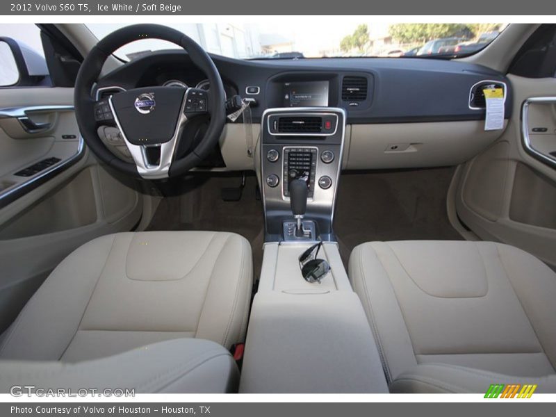 Ice White / Soft Beige 2012 Volvo S60 T5