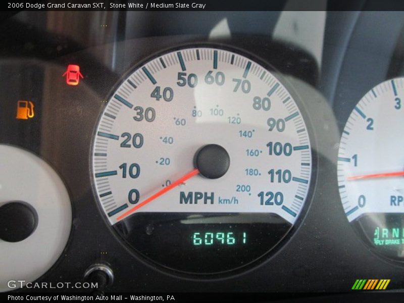 Stone White / Medium Slate Gray 2006 Dodge Grand Caravan SXT