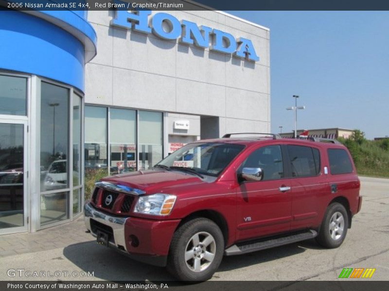 Red Brawn / Graphite/Titanium 2006 Nissan Armada SE 4x4