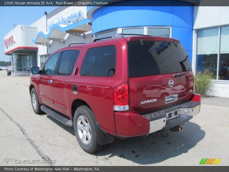 Red Brawn / Graphite/Titanium 2006 Nissan Armada SE 4x4