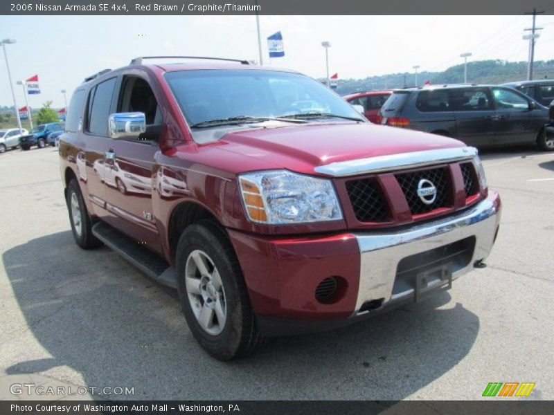 Red Brawn / Graphite/Titanium 2006 Nissan Armada SE 4x4
