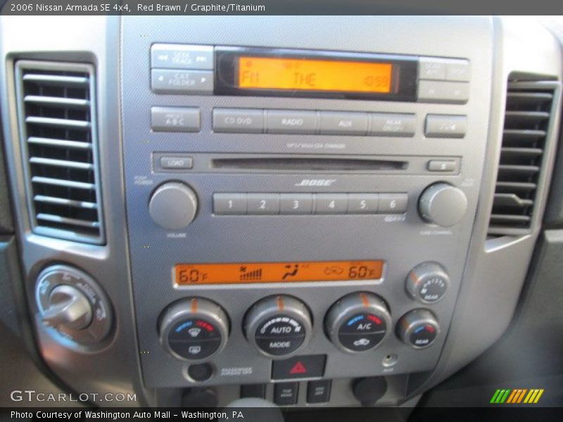 Red Brawn / Graphite/Titanium 2006 Nissan Armada SE 4x4