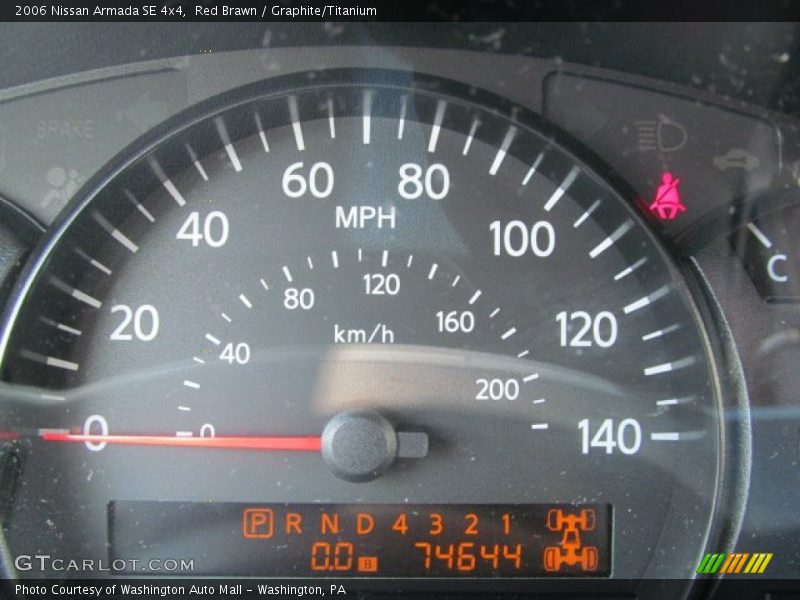 Red Brawn / Graphite/Titanium 2006 Nissan Armada SE 4x4