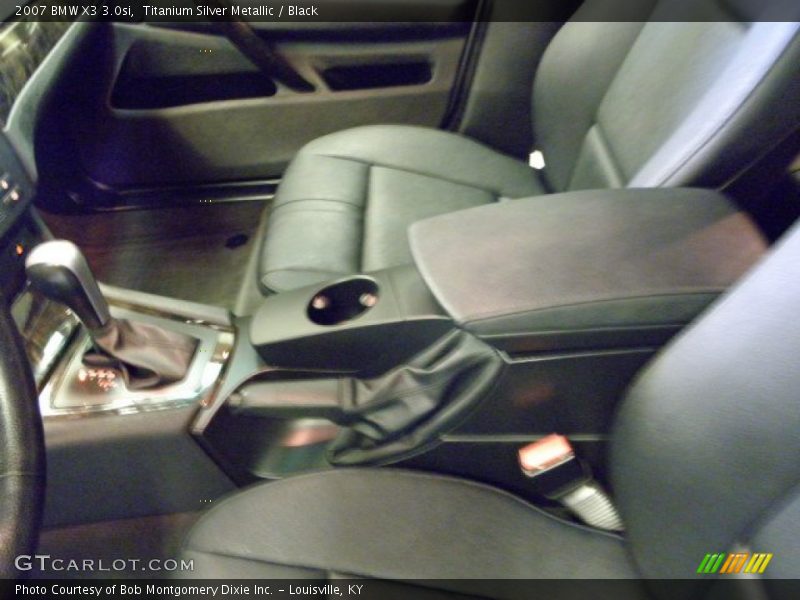 Titanium Silver Metallic / Black 2007 BMW X3 3.0si