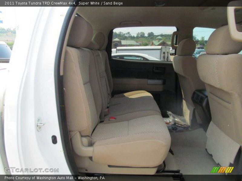 Super White / Sand Beige 2011 Toyota Tundra TRD CrewMax 4x4
