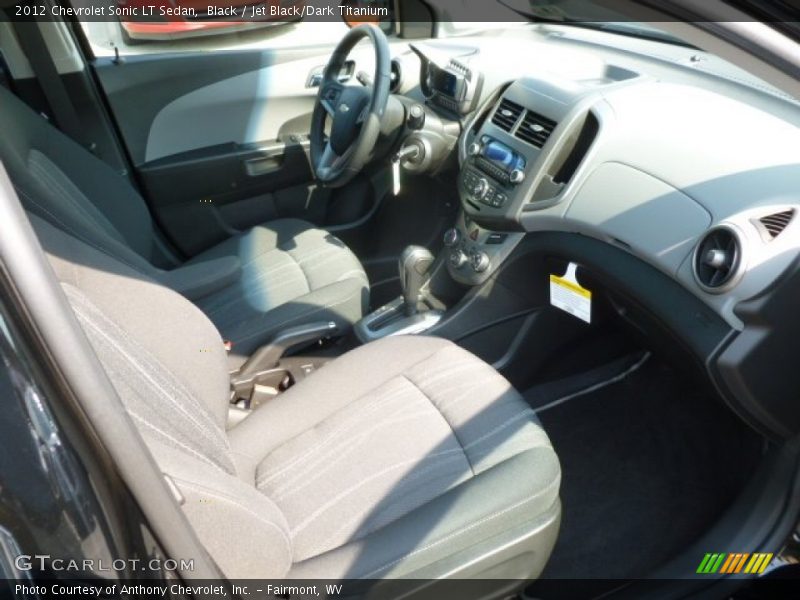 Black / Jet Black/Dark Titanium 2012 Chevrolet Sonic LT Sedan