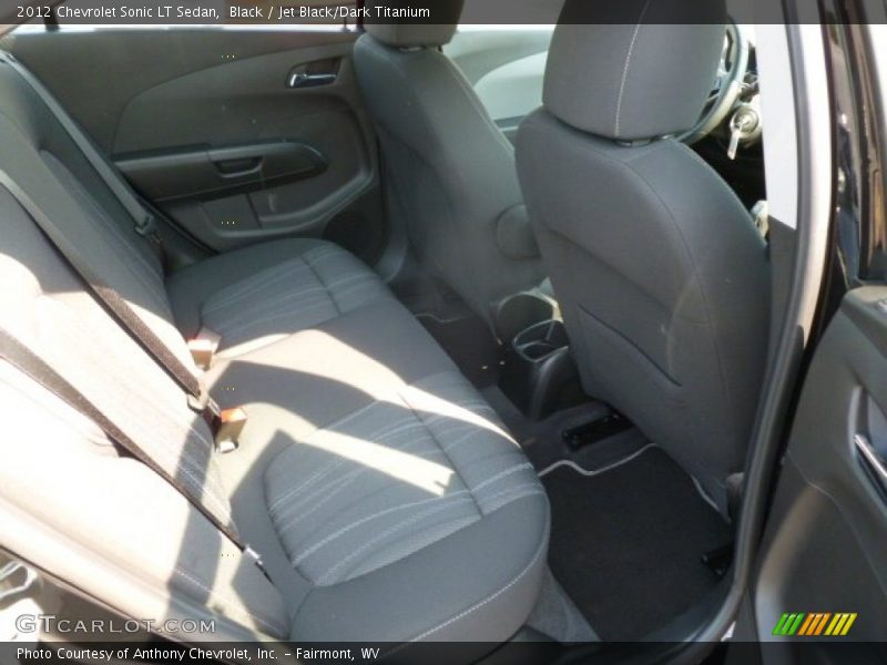 Black / Jet Black/Dark Titanium 2012 Chevrolet Sonic LT Sedan