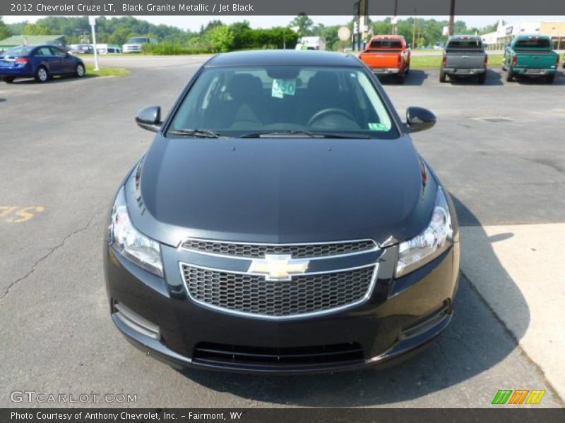 Black Granite Metallic / Jet Black 2012 Chevrolet Cruze LT
