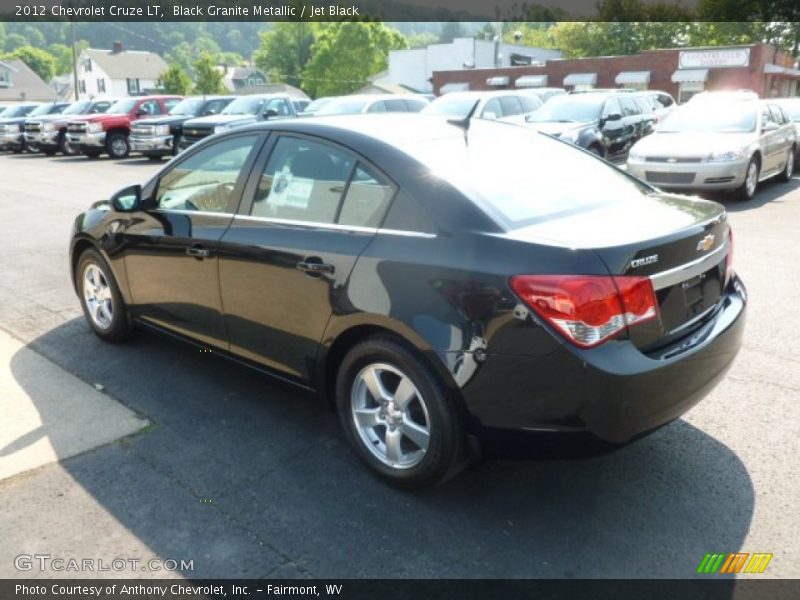 Black Granite Metallic / Jet Black 2012 Chevrolet Cruze LT