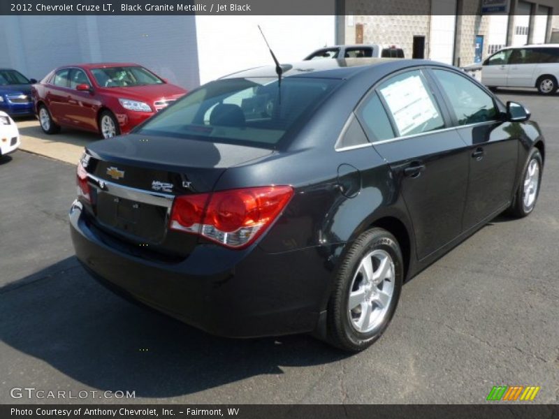 Black Granite Metallic / Jet Black 2012 Chevrolet Cruze LT