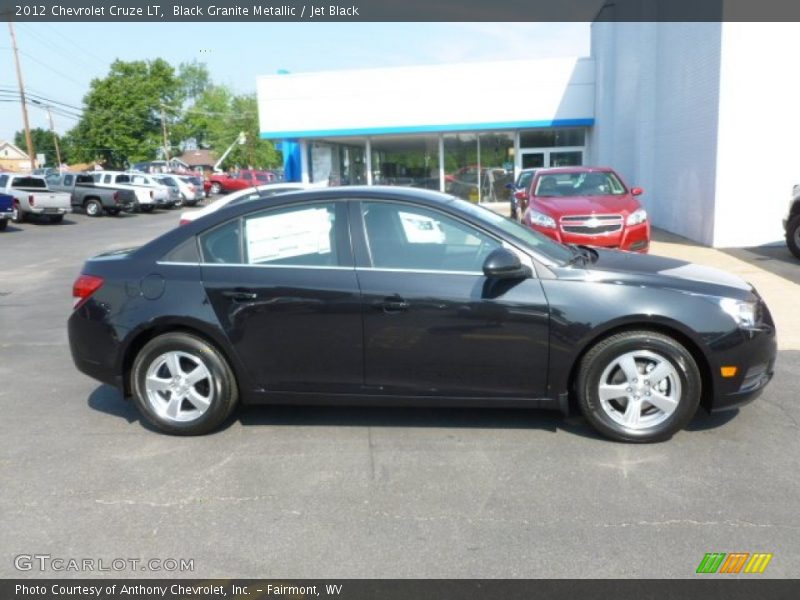 Black Granite Metallic / Jet Black 2012 Chevrolet Cruze LT