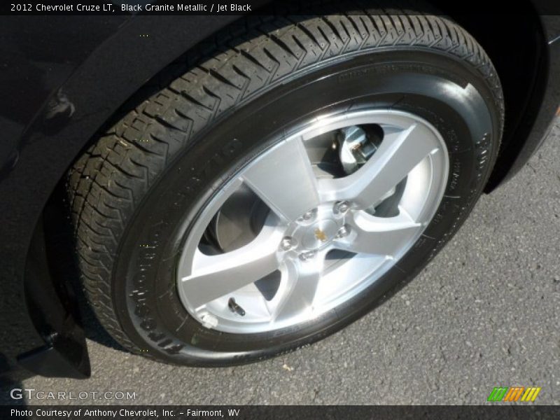 Black Granite Metallic / Jet Black 2012 Chevrolet Cruze LT