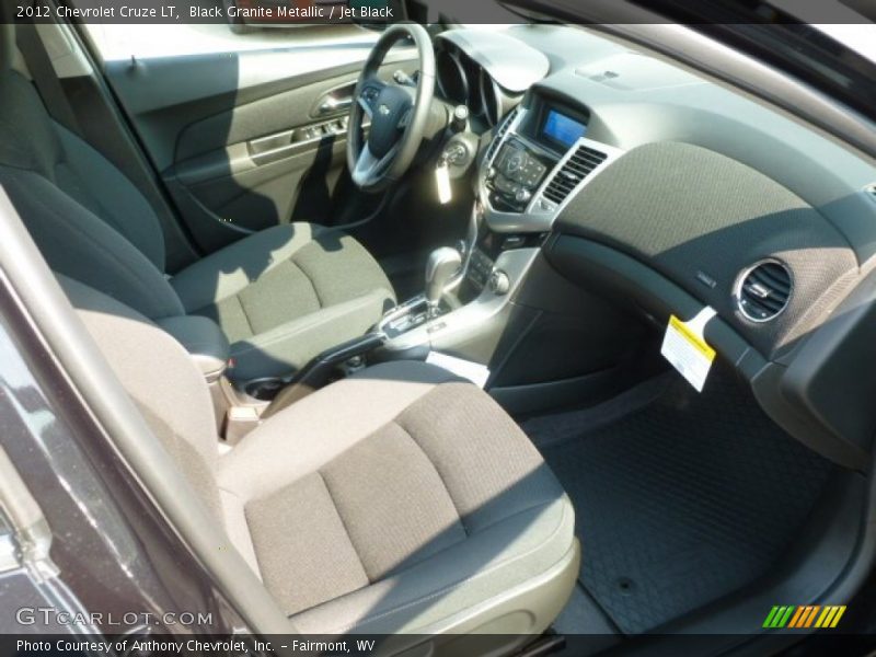 Black Granite Metallic / Jet Black 2012 Chevrolet Cruze LT