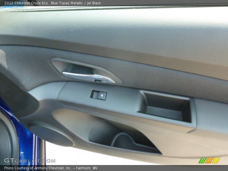 Blue Topaz Metallic / Jet Black 2012 Chevrolet Cruze Eco