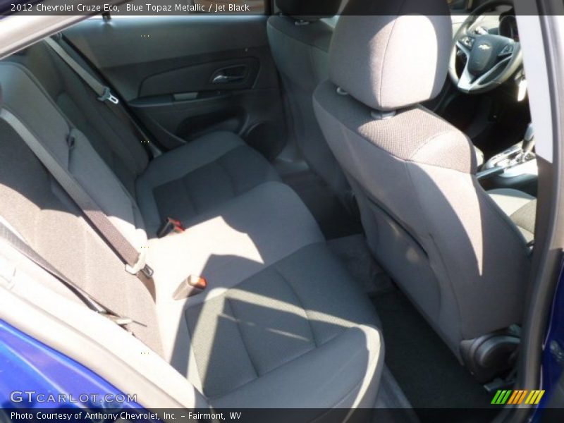 Blue Topaz Metallic / Jet Black 2012 Chevrolet Cruze Eco