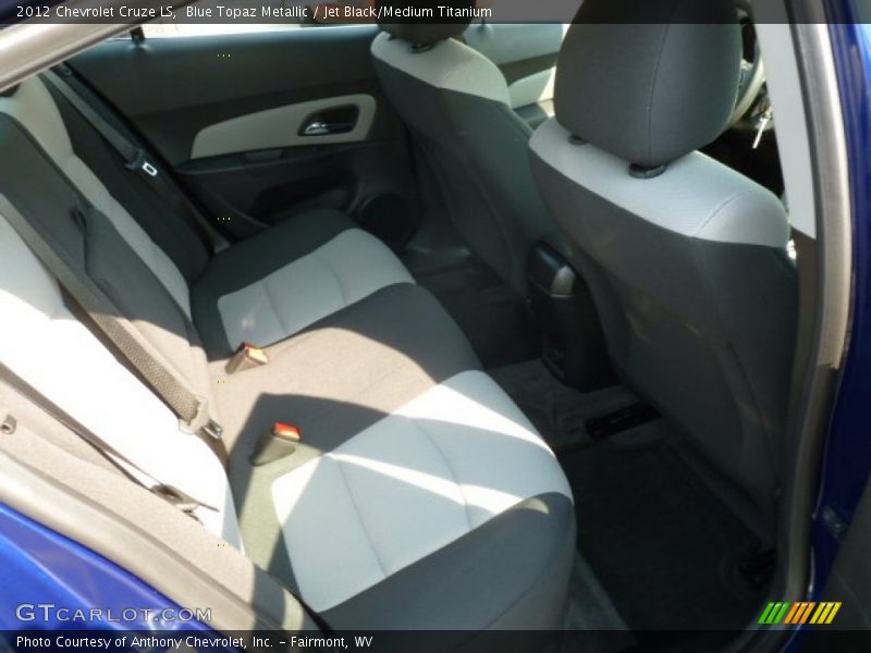 Blue Topaz Metallic / Jet Black/Medium Titanium 2012 Chevrolet Cruze LS