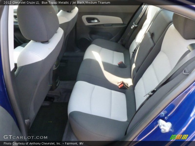 Blue Topaz Metallic / Jet Black/Medium Titanium 2012 Chevrolet Cruze LS