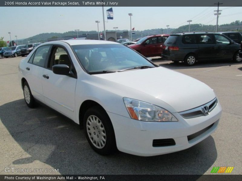 Taffeta White / Ivory 2006 Honda Accord Value Package Sedan