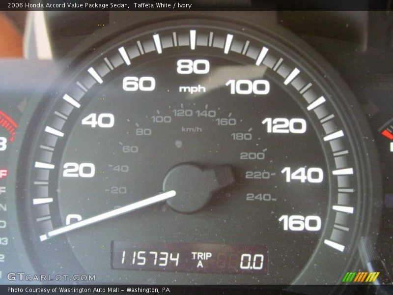 Taffeta White / Ivory 2006 Honda Accord Value Package Sedan