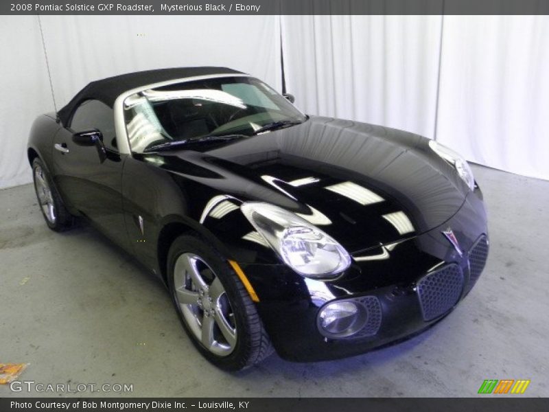 Mysterious Black / Ebony 2008 Pontiac Solstice GXP Roadster