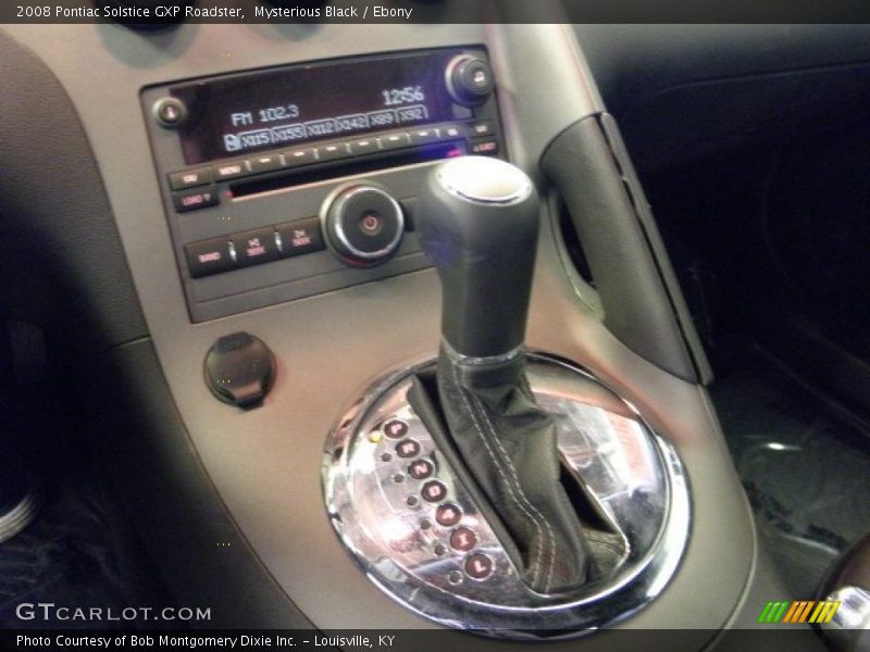 Mysterious Black / Ebony 2008 Pontiac Solstice GXP Roadster