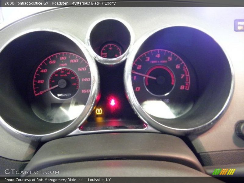 Mysterious Black / Ebony 2008 Pontiac Solstice GXP Roadster