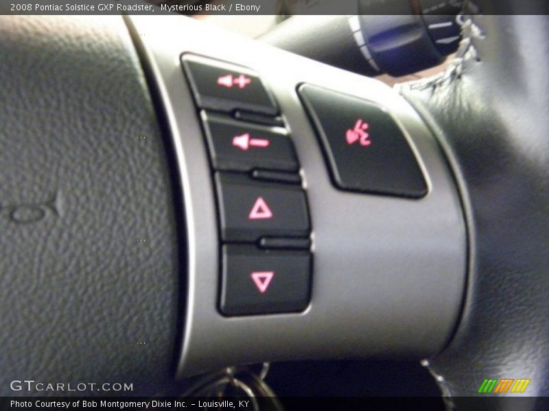 Mysterious Black / Ebony 2008 Pontiac Solstice GXP Roadster