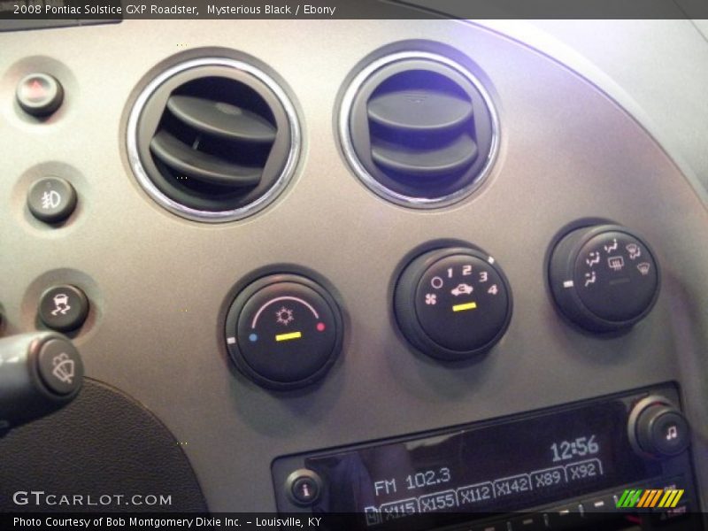 Mysterious Black / Ebony 2008 Pontiac Solstice GXP Roadster