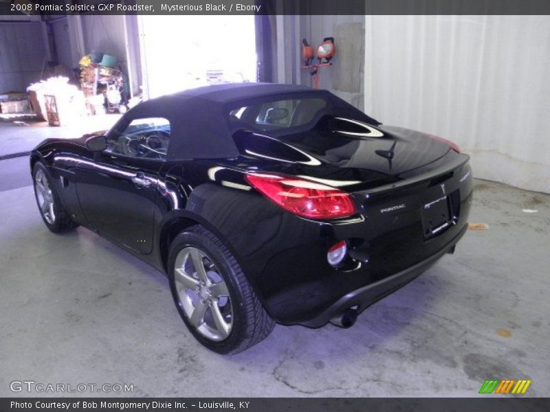 Mysterious Black / Ebony 2008 Pontiac Solstice GXP Roadster