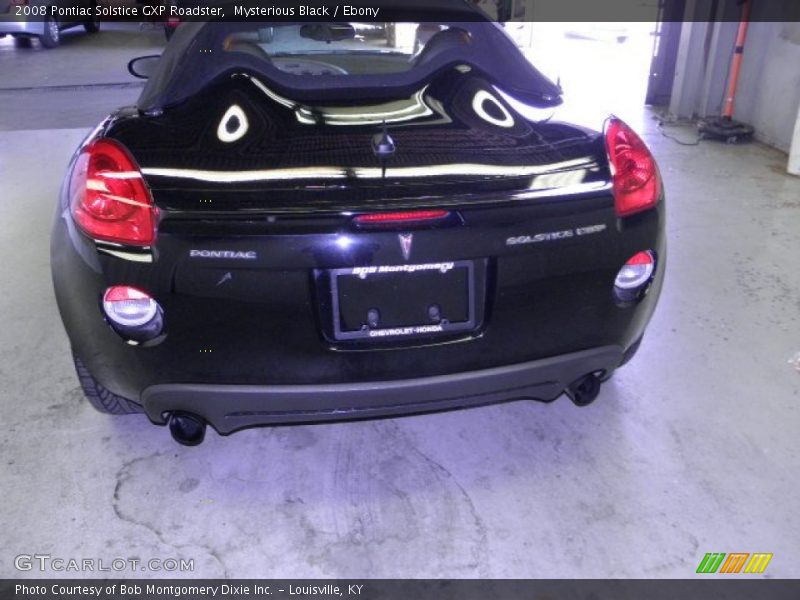 Mysterious Black / Ebony 2008 Pontiac Solstice GXP Roadster
