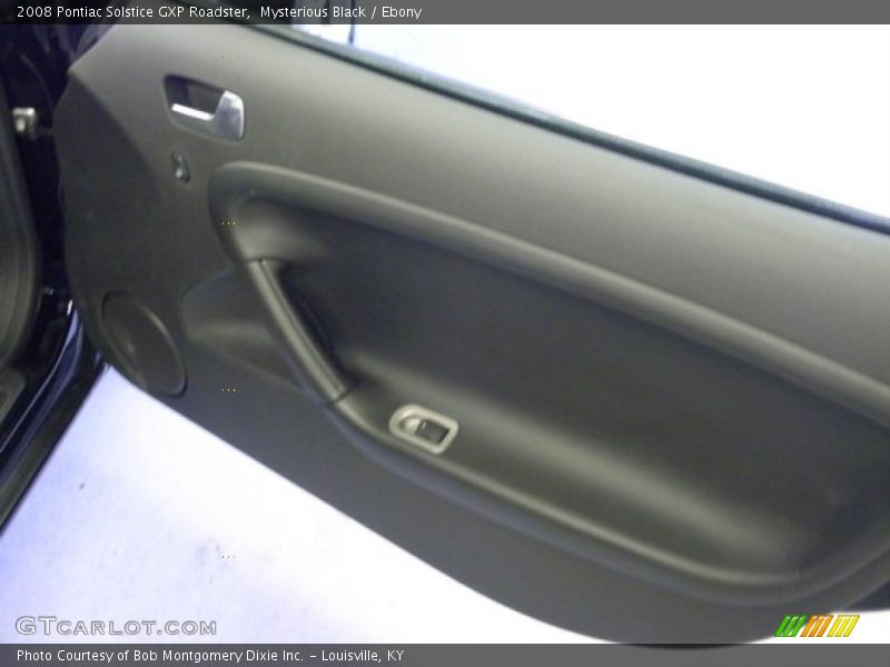 Mysterious Black / Ebony 2008 Pontiac Solstice GXP Roadster