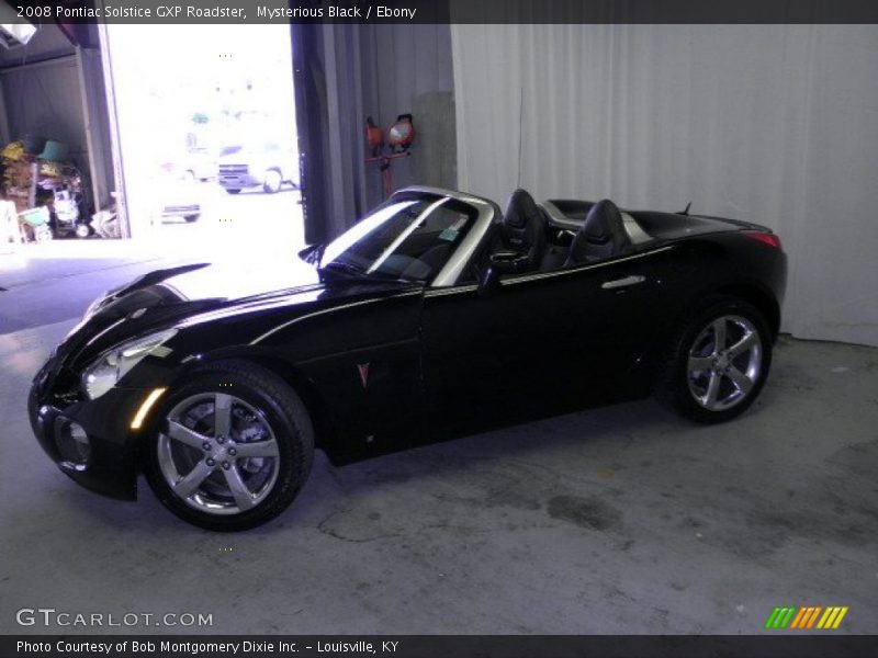 Mysterious Black / Ebony 2008 Pontiac Solstice GXP Roadster