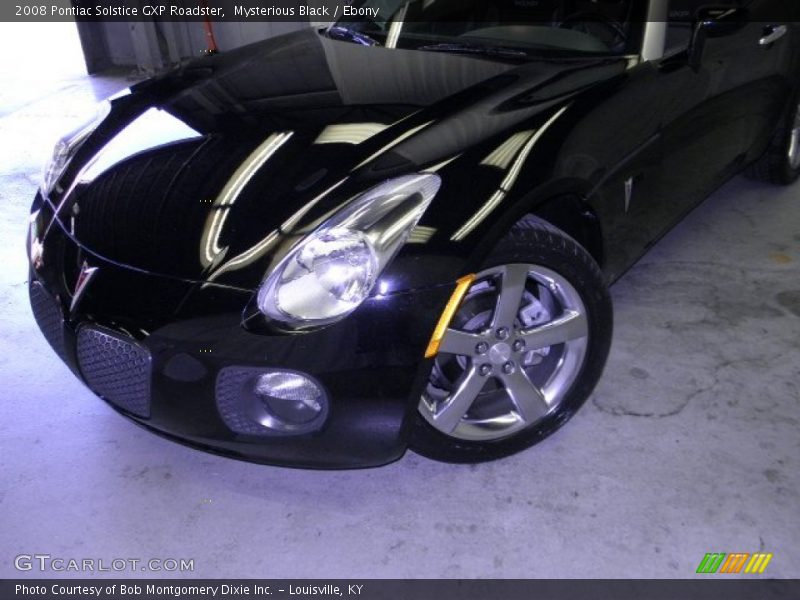 Mysterious Black / Ebony 2008 Pontiac Solstice GXP Roadster